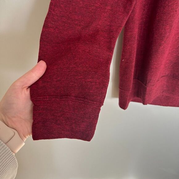 Puppies Make Me Happy Maroon Sweatshirt - Picture 8 of 8